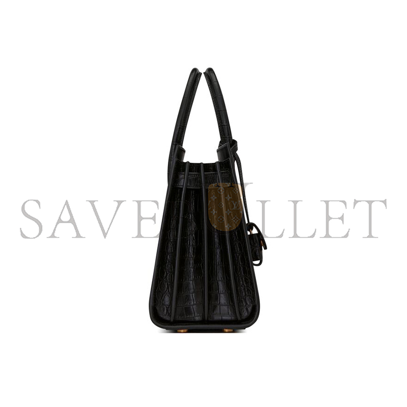 YSL SAC DE JOUR IN CROCODILE-EMBOSSED LEATHER-BABY 421863DZEAW1000 (26*20*13cm) YSL SAC DE JOUR IN CROCODILE-EMBOSSED LEATHER-BABY 421863DZEAW1000 (26*20*13cm)